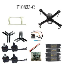 F10823-C Mini KK 260 RC Quadcopter 4-Axis Integrated Frame RTF Helicopter Drone Kit NO TX&RX Adapter Battery