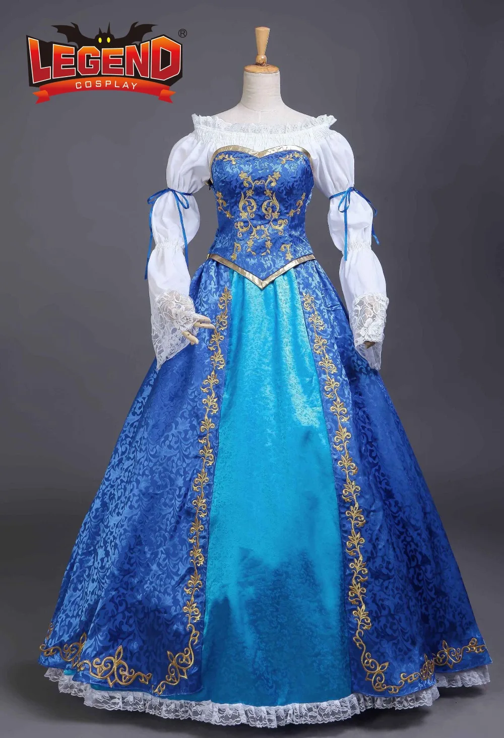 Enchanted PRINCESS dress blue ball gown enchanted princess cosplay