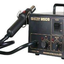 Внимание AT850B Термовоздушная паяльная станция 110V 220 В дополнительно SMD паяльная станция модель используйте импортный нагревательный элемент