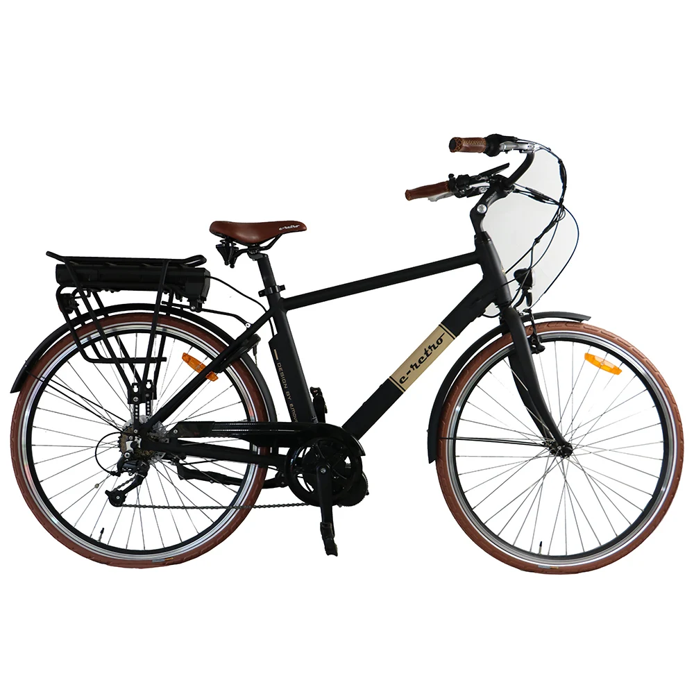 

USA CANADA DROP SHIPPING Bafang 36V250W 28inch/700C Mid Drive Motor electric Bicycle with 36V10.4AH Lithium battery for man