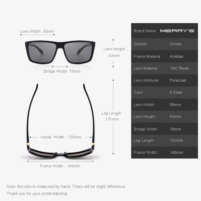 Kopen MERRYS ONTWERP Mannen Gepolariseerde Zonnebril Fashion Mannelijke Brillen 100% UV Bescherming S8225