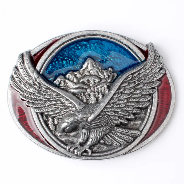 Removable USA Eagle Belt Buckle for Men's Fashion Mens Belts Buckle In