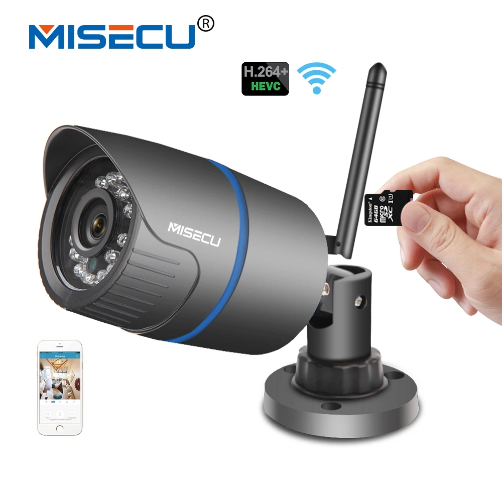 MISECU H 264 2 8mm SD card 960P IP Wifi camera Onvif P2P Wireless Motion detect