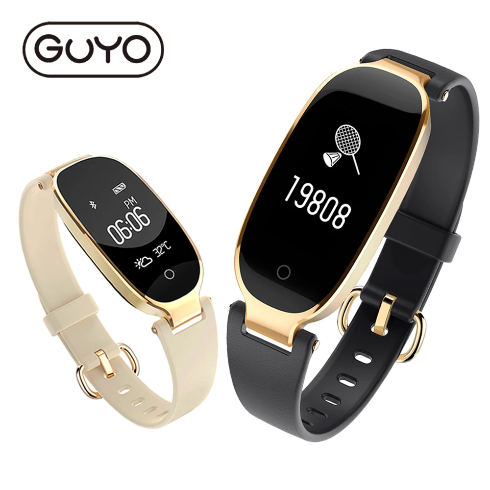 

Women Smart Watch Fitness Tracker Bracelet Heart Rate Monitor Smart Bracelet Band Gift to Lady Bluetooth For Android IOS Phone