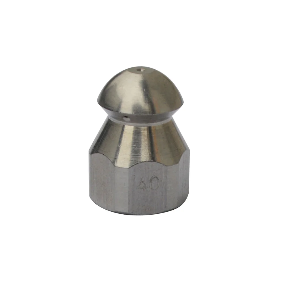 

Sewer Drain Cleaning Nozzle Stainless Steel G1/4 for High Pressure Washer
