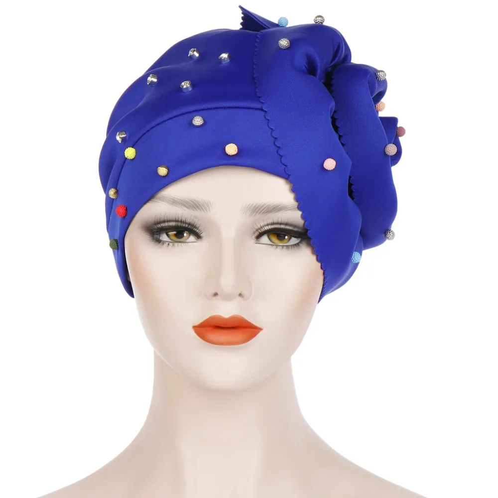 2019-New-Women-Bead-Cotton-Big-Flower-Turban-Hats-Cancer-Chemo-Beanies-Cap-Hijab-Pleated-Wrap(4)