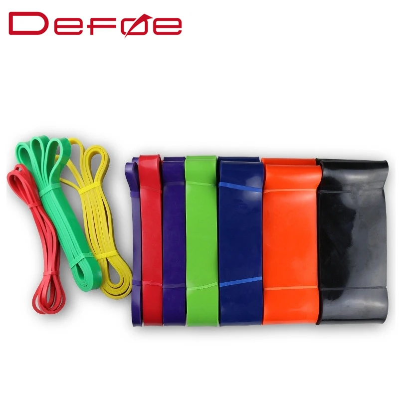 2 Colours Heavy Strength Resistance Bands Loop Natural Latex Pull Up Strengthen Muscles Expander Hanging Training Power Bands