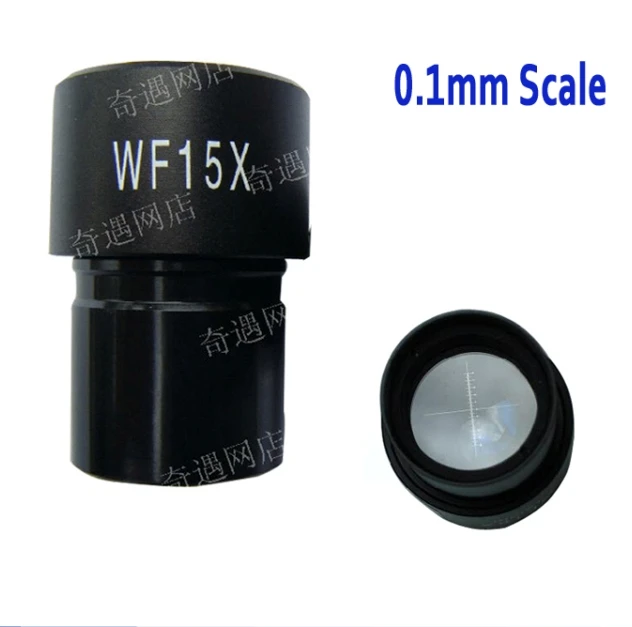 1pc WF15/13mm Wide Angle Optical Biological Microscope Eyepiece Lens 23