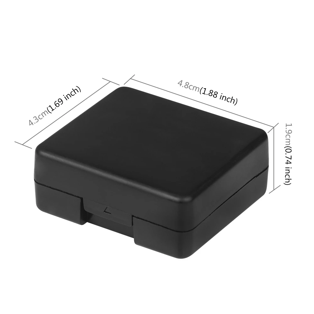 Battery Storage Box PULUZ Hard Plastic for DJI Osmo Action Osmo Action 3 GoPro Hero11 HERO10 9 Black AHDBT-901 Battery