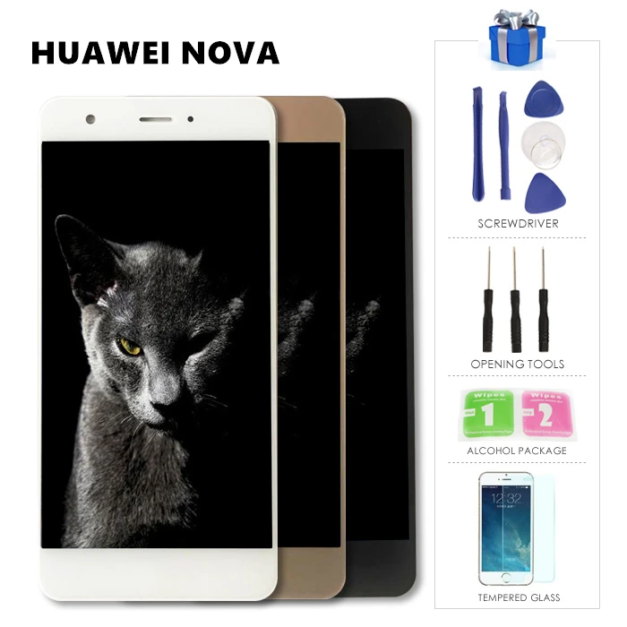

For Huawei Nova display 5,0 pulgadas For Huawei Nova CAN-L01/L02/L03/L11/ l12/L13 LCD pantalla screen
