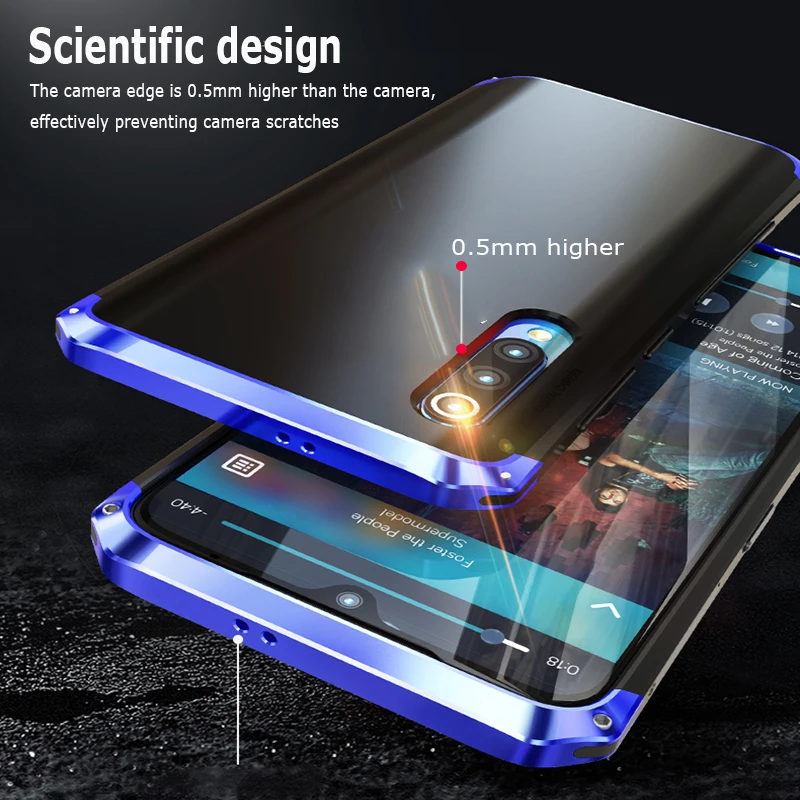 Роскошный противоударный армированный чехол для телефона для Xiaomi mi 9 se чехол металлический Bumber задняя крышка для Xiaomi mi 9se чехол Xiao mi 9 чехол