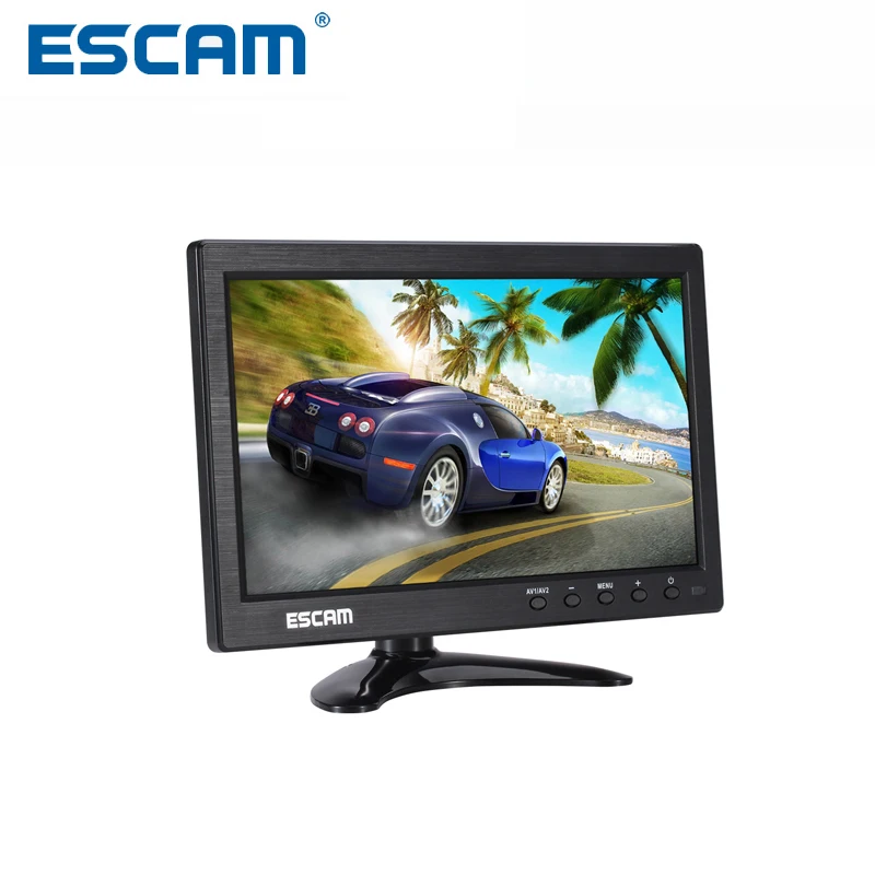 Escam 10 inch TFT HD LCD Monitor for Security Surveillance Camera CCTV