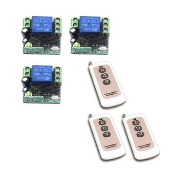 

Newest Wireless Remote Control Switch Mini Relay 12V 1CH 10A Receiver Transmitter Remote ON/OFF Teleswitch 315Mhz / 433Mhz