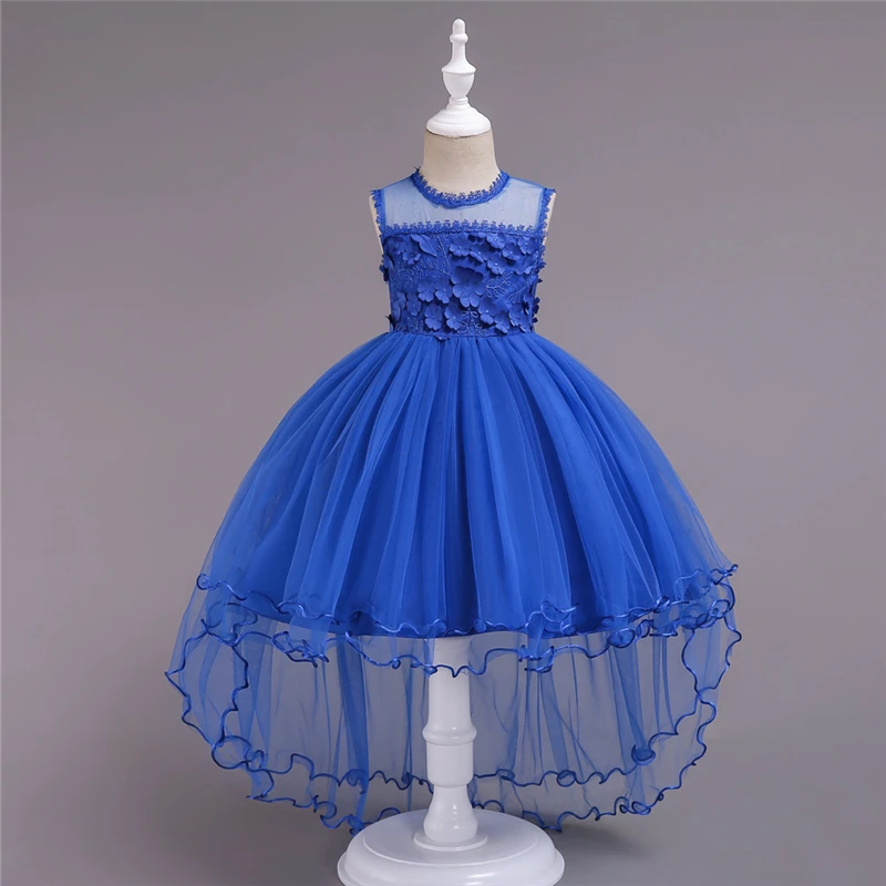 

Girls Party Dress Formal Clothing For Festival Girls Voile Princess Dress Wedding Costumes Kids Dresses For Girls 3-14 Years