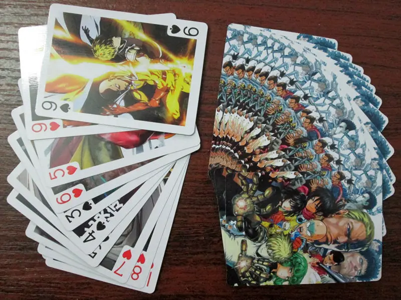 Аниме One Punch Man Poker Card игрушка Косплей настольные игровые карты с коробкой