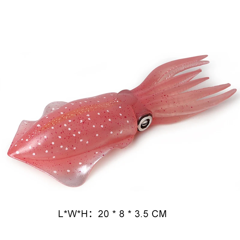 Bubles Wall Sea Life Cuttlefish toy Simulation Animal Model Action & Toy Figures Learning & Educational Gift for Kids