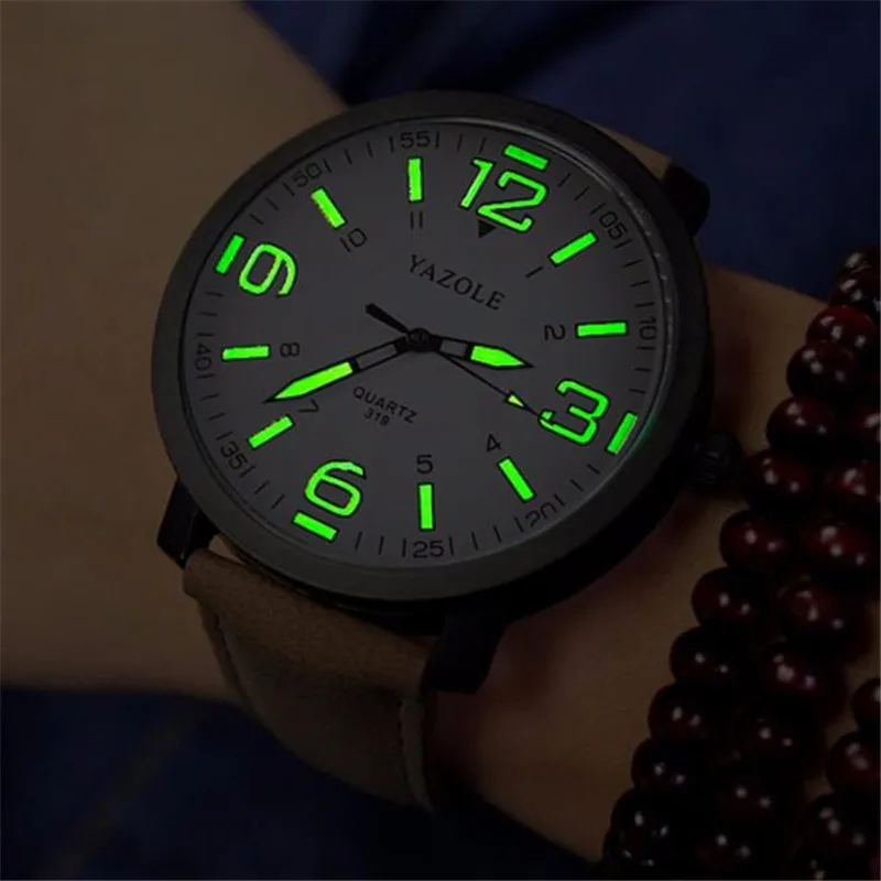 

2018 leather Band Men Watch luminous Military Army High Quality Sports Quartz Movement Watches Hot Sale Wrist Watches Relogio