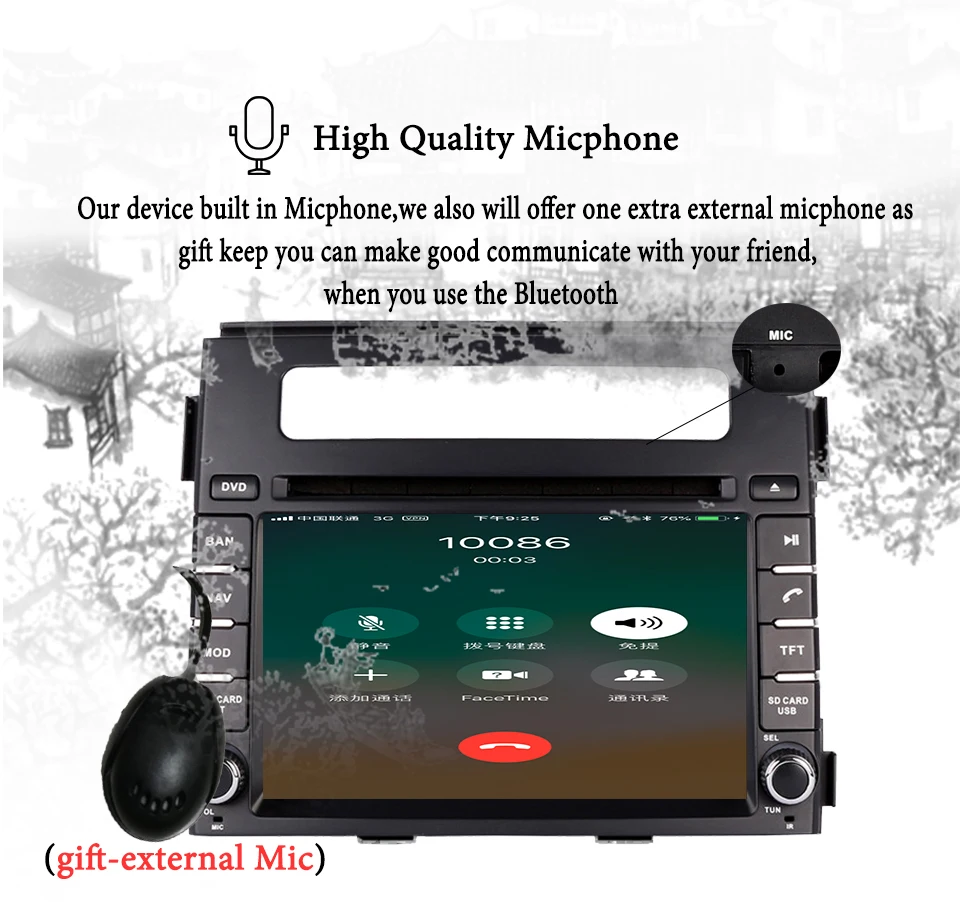 Flash Deal 6.2" IPS Android 9.0 Car DVD 2 Din Auto Radio Audio For kia SOUL 2011 2012 13 FM RDS WIFI Bluetooth GPS Navigation Stereo Camera 1