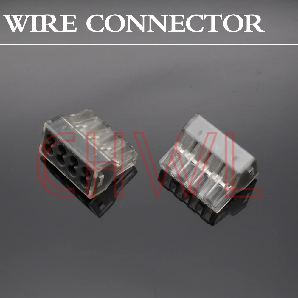 

10pcs/lot PCT-108 Push Wire Connecting Terminal 8 Pin Conductor Wire Connector Terminal Block FREE SHIPPING