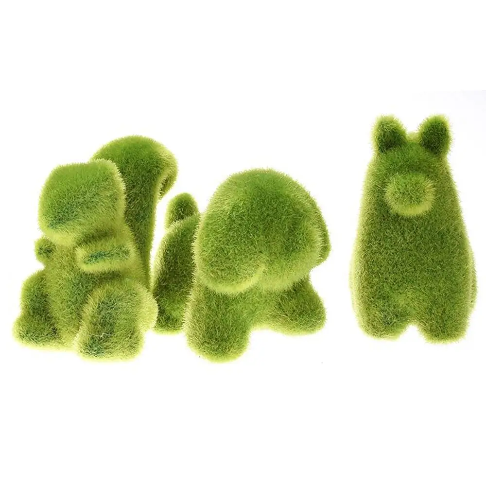 

Artificial Grass Dog Squirrel Alpaca Animal Shape Simulation Green Grass Ornaments Animal Decorative Ornaments