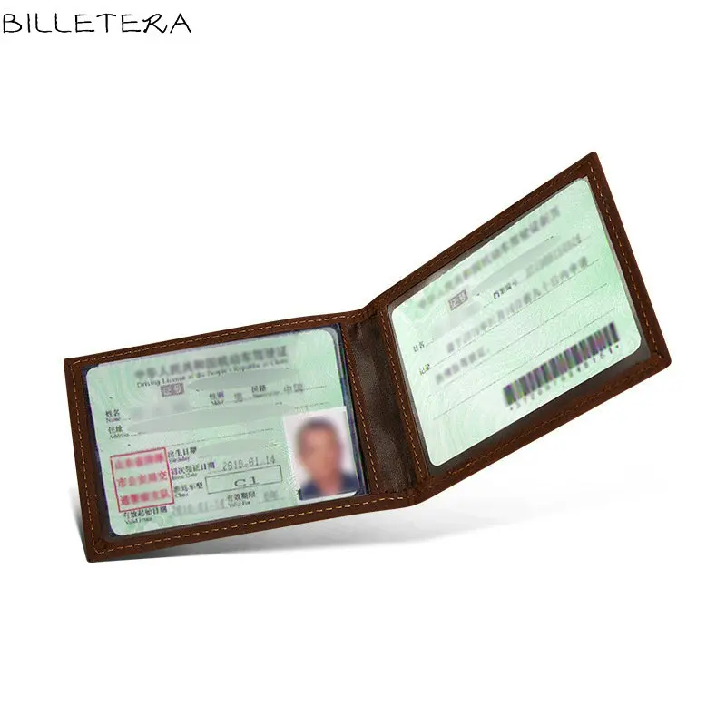 Billetera мини драйвер Лицензия Крышка для вождения автомобиля документов держатель