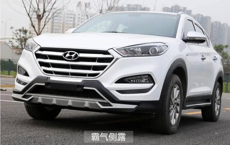 Для hyundai Tucson- ходовые панели авто боковой шаг бар педали высокого качества дизайн Nerf баров