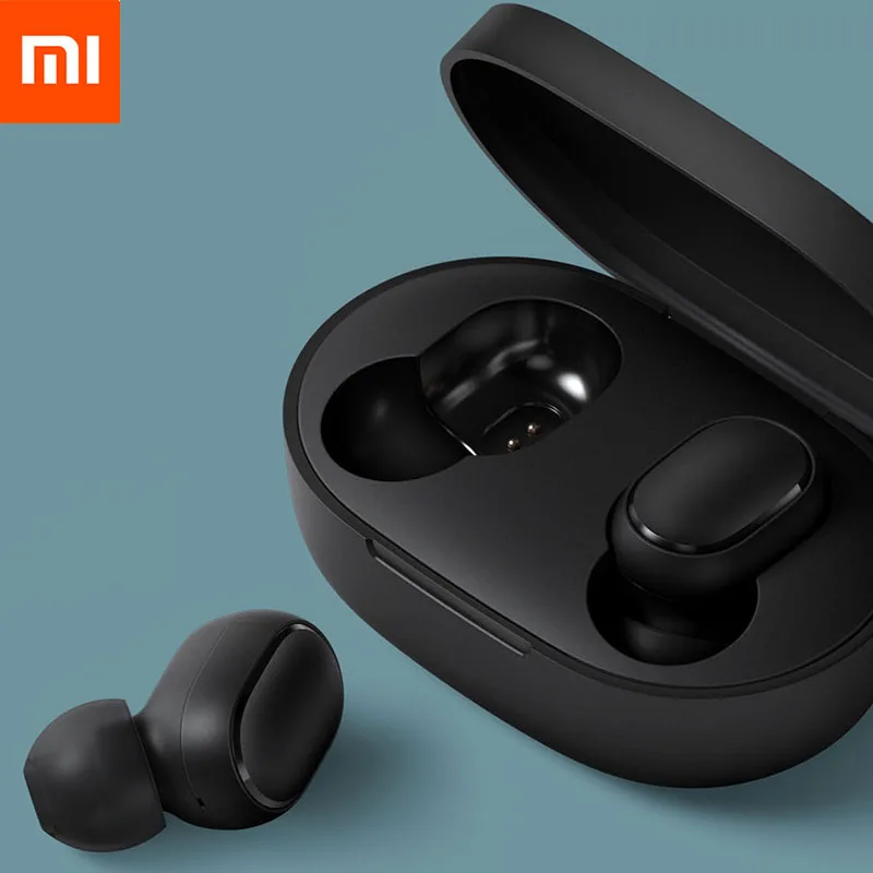 Беспроводная гарнитура Xiaomi Redmi AirDots Bluetooth с языковым управлением затычки для ушей