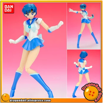 

Japanese Anime Pretty Guardian Sailor Moon Original BANDAI Tamashii Nations SHF / S.H.Figuarts Action Figure - Sailor Mercury