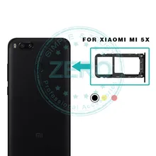 Для Xiaomi Mi A1 держатель лотка для карт красный для Xiaomi Mi 5x микронано слот для sim-карт черный Запасной запасные части