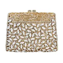 Модные Роскошные эксклюзивные Кристальные сумки женские вечерние сумочки золотые фиолетовые зеленые свадебные вечерние ручные сумки SC452