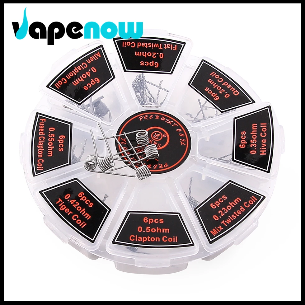 MKWS SS316L 8 in 1 Wire Box Electronic Cigarette Atomizer Tank RDA RBA RTA Wire Core Replacement Wire  (7)