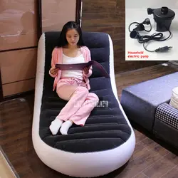 Новый A806 L-образный надувной диван кровать открытый Портативный надувной диван дома ленивый диван с бытовой электрический насос + подушка