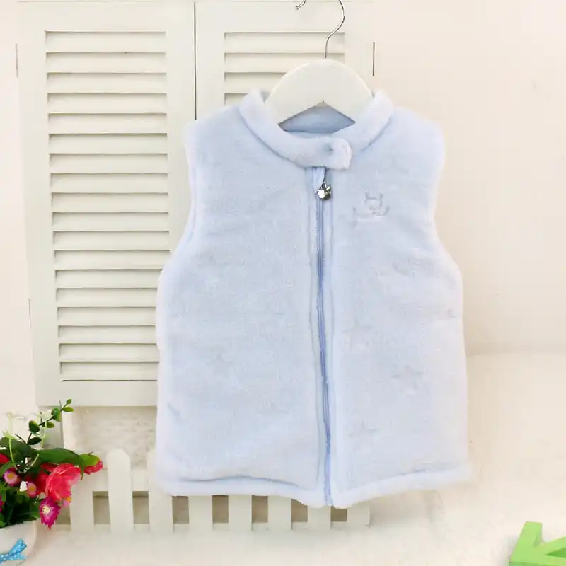 fleece baby vest