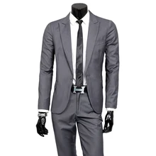 Neue 2016 boutique high-end-marke bräutigam Männer hochzeitskleid anzug/reine farbe mode freizeit geschäfts schlank herrenanzug + anzug pamts