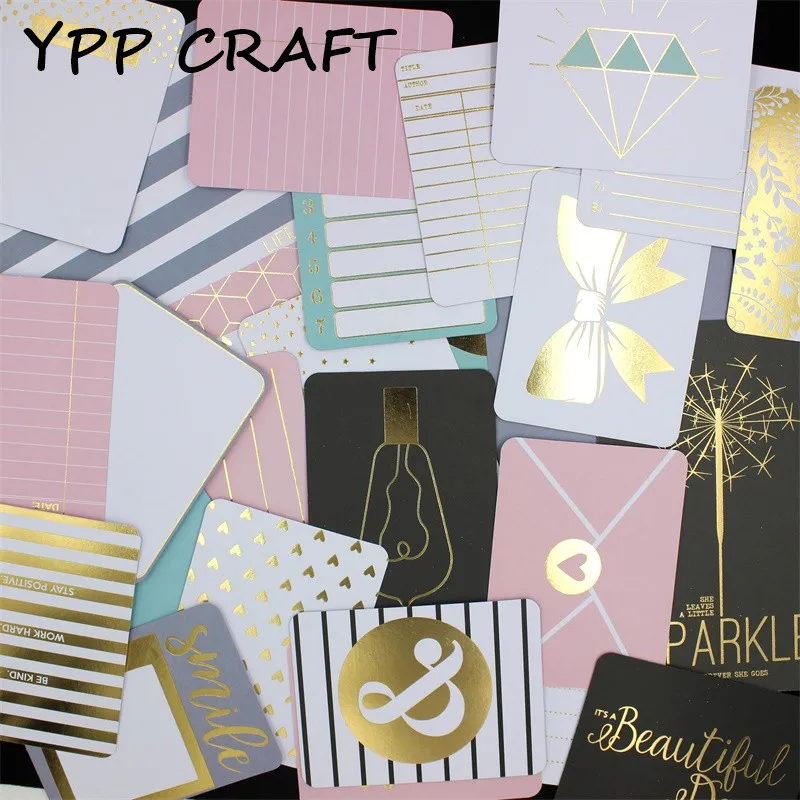 

YPP CRAFT 30pcs Double-side Printed Cardstock Die Cuts for Scrapbooking Happy Planner/Card Making/Journaling Project