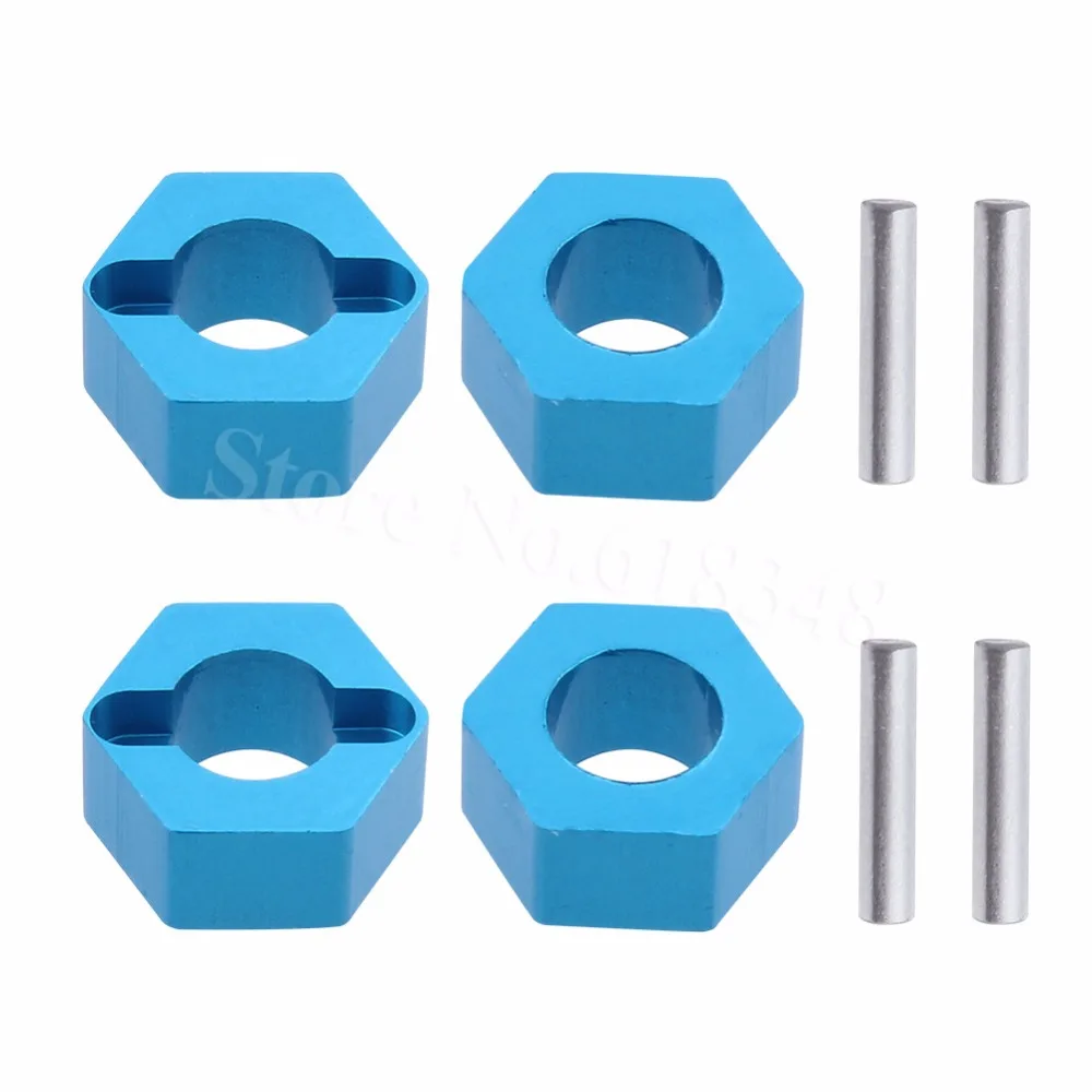 4 шт. Алюминиевые гайки с шестигранным креплением для WLtoys A959 7 мм|mounting hub|rc car partsa979