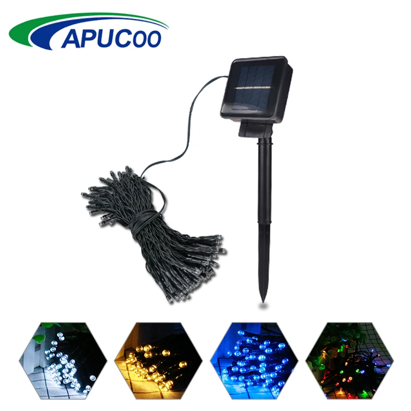 

50/100/200 LED Solar Light 2 Modes Led String Light Christmas Outdoor Lighting Fairy String Solar Lamp LED Garland Garden Light