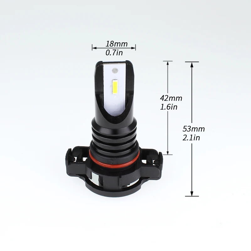 2 шт. H8 H11 Led HB4 9006 HB3 9005 P13 PWX26W PSX24W H16 canbus туман светильник s лампы 2000LM 6000K белый автоматические светодиоды светильник 12V 24V