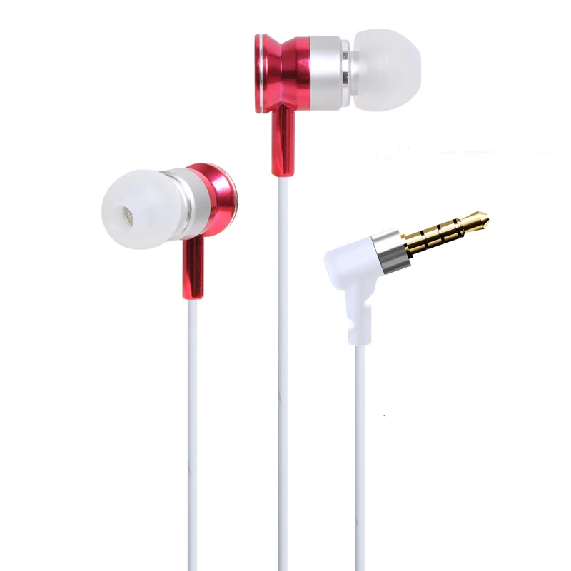 

3.5mm New All Metal Music Piston Handsfree Phone Earphones Stereo Mic in-Ear Earbuds for Xiaomi iPhone SE 6S Computer Mp3 Mp4