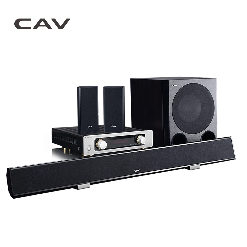 Система домашнего кинотеатра CAV 5 1 Bluetooth Звуковая Панель сабвуфер умный