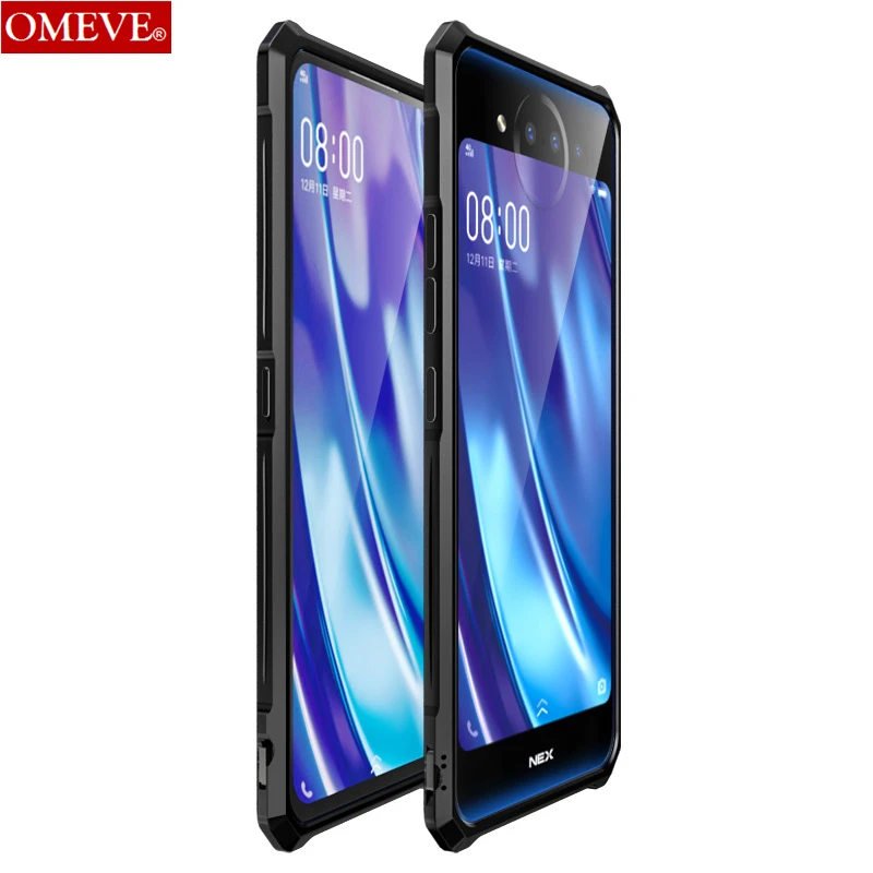 

OMEVE for Vivo NEX Dual Display Bumper Case Aluminum Alloy Metal Frame Bumper Cover for Vivo Nex 2