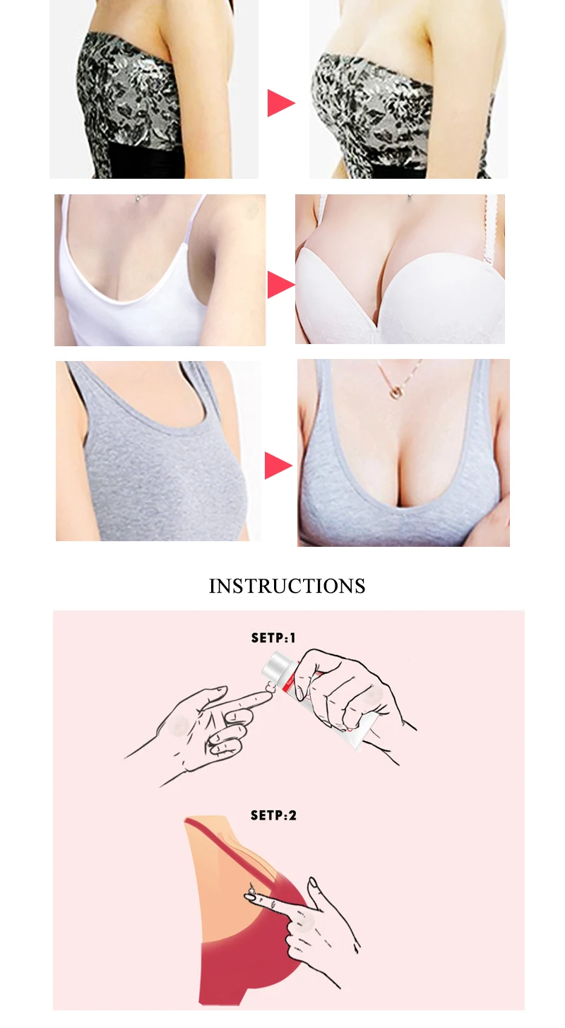 Крем для увеличения груди сиськи пухлые эффективный полный упругость груди увеличить герметичность большой для бюста, груди крем для ухода за лицом