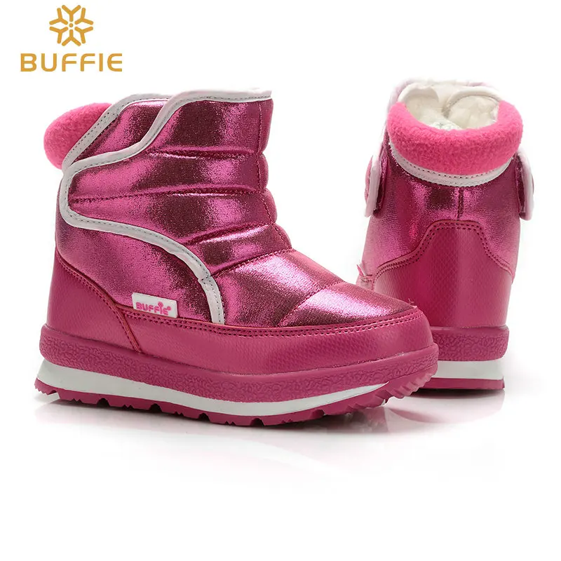 Petits enfants chaussures Mini enfant bottes de neige imperméable anti-dérapant semelle laine naturelle hiver chaud nouveau style bottes courtes livraison gratuite