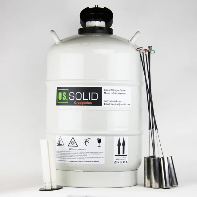 U.S. Solid 20L Cryogenic Sperm Container Dewar Liquid Nitrogen