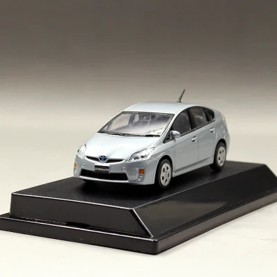 Оригинальные заводские 1:43 TOYOTA PRIUS бутик сплава игрушки для детей Детские игрушки модель подарок оригинальная коробка - Цвет: Серебристый