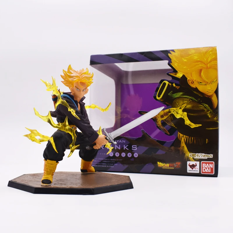 14cm Dragon Ball Z Super Saiyan Son Goku Trunks Action Figures PVP Movie&TV Anime Figure Toy Gift For Friends Free Shipping