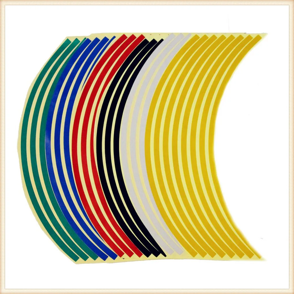 

Reflective Motorcycle Tire Rim Wheel Sticker For HONDA CB919 CBR 600 F2 F3 F4 F4i CBR900RR NC700 S X VTX1300