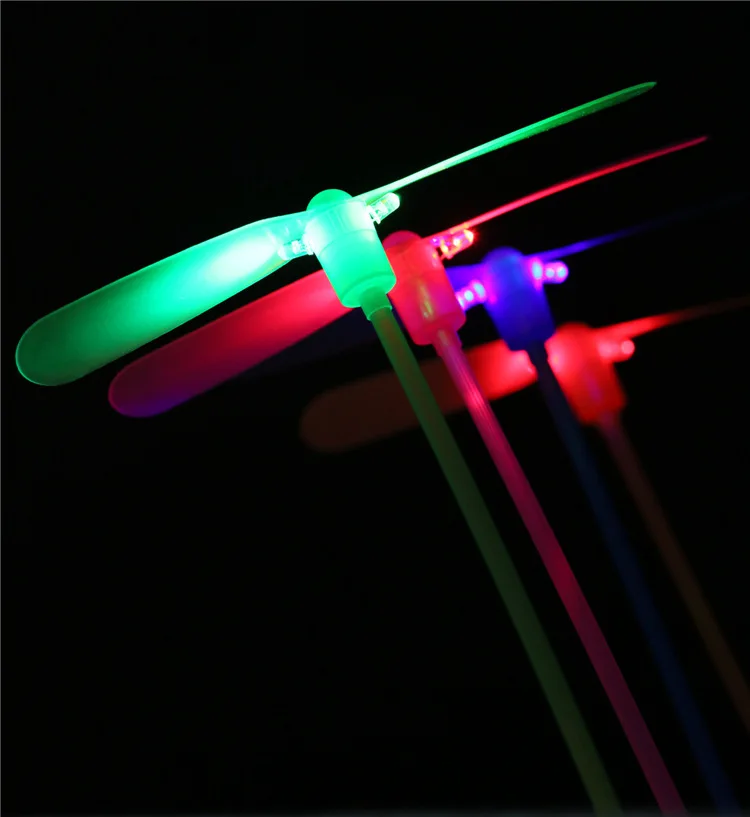 

Light bamboo dragonfly flash flying fairy new peculiar children's toys special wholesale creative small commodity small gifts