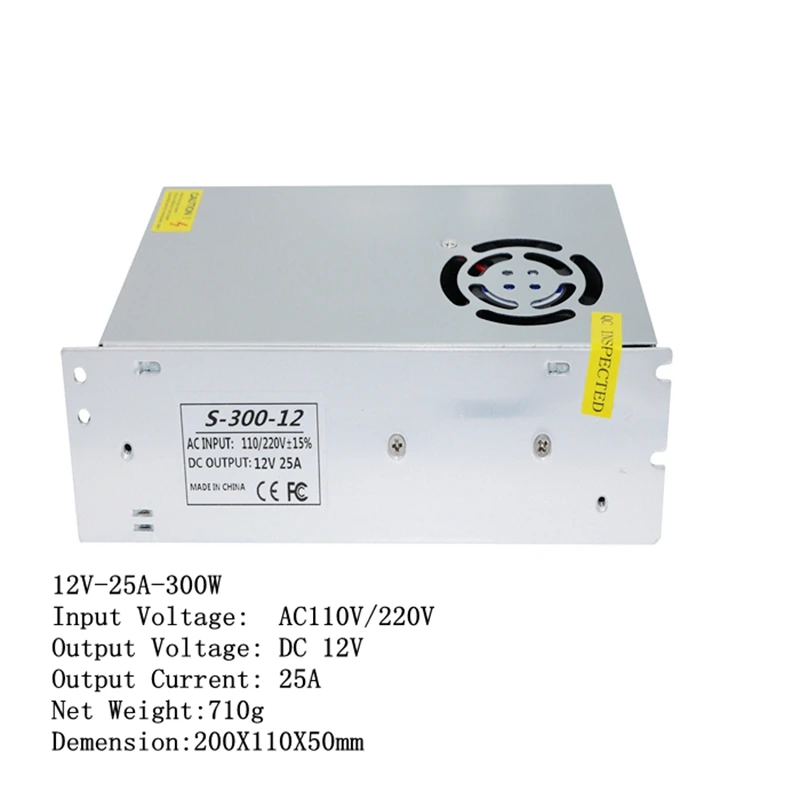 AC 110 V-220 V к DC 5 V 12 V 24 V 1A 2A 3A 5A 10A 15A 20A 30A 50A адаптер драйвера питания светодиодный светильник