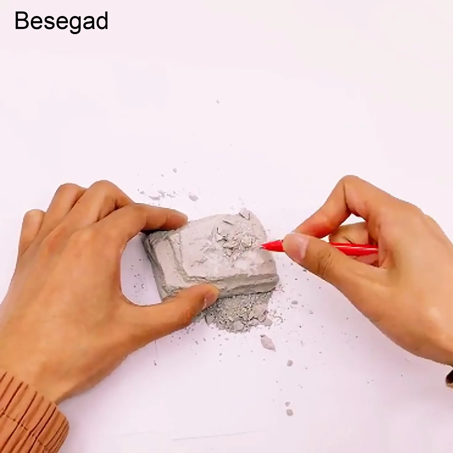 

Besegad Funny Archeology Excavation Dig Kit Education Toy for Kids Children Birthday Christmas Festival Party School Reward Gift